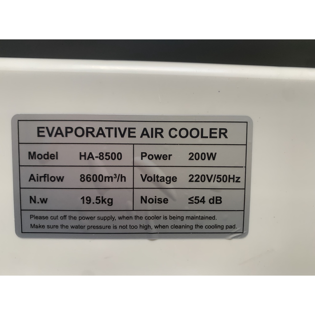 QUẠT ĐIỀU HÒA HA8500 - 80L hàng việt nam bh 2 năm