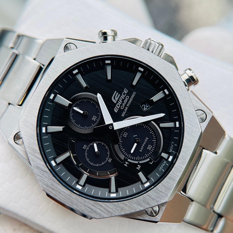 Đồng Hồ Nam Casio Edifice EFS-S570D-1A Case 44mm Kính Sapphire Chống Trầy
