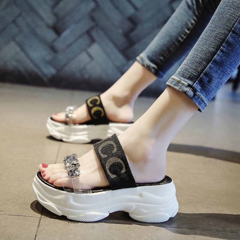 Dép sandal nữ Dép đế xuồng Dép Sandal Đế Dày Thời Trang Mùa Hè Dành Cho Nữ
