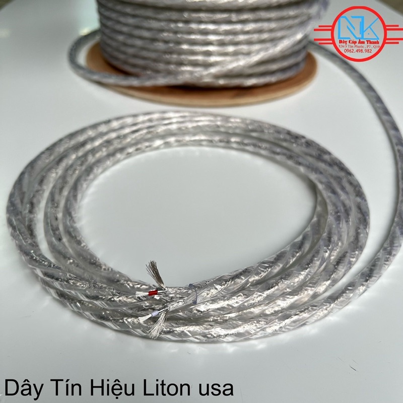 Dây tín hiệu Liton USA lõi mạ bạc bán theo m