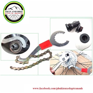 Dụng cụ giữ líp và tháo cốt giữa xe đạp 3in1
