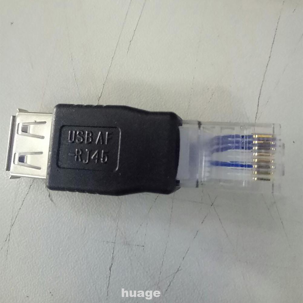 Đầu Chuyển Đổi Cổng Usb Sang Cổng Mạng Lan Rj45 Bằng Pvc Nhỏ Gọn Tiện Dụng