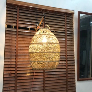 ĐÈN MAREDA, Đèn Trang trí quán cafe, Đèn Trang Trí Mây Tre, Đèn Mây tre