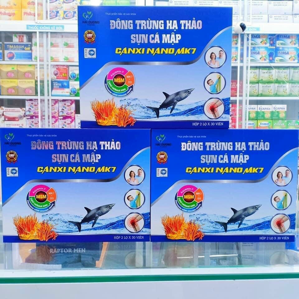 Đông trùng hạ thảo sụn cá mập- hỗ trợ giảm thoái hóa, viêm khớp