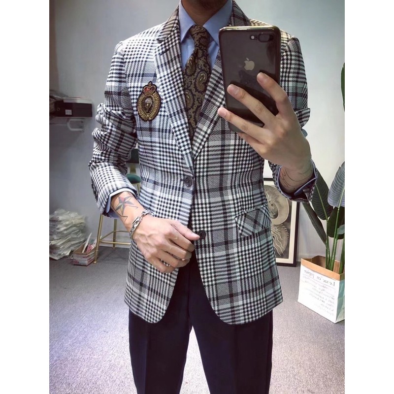 Áo khoác blazer, demi, vest nam ,vải chống nhàu,logo thêu, dáng vừa từ n4mstore | BigBuy360 - bigbuy360.vn