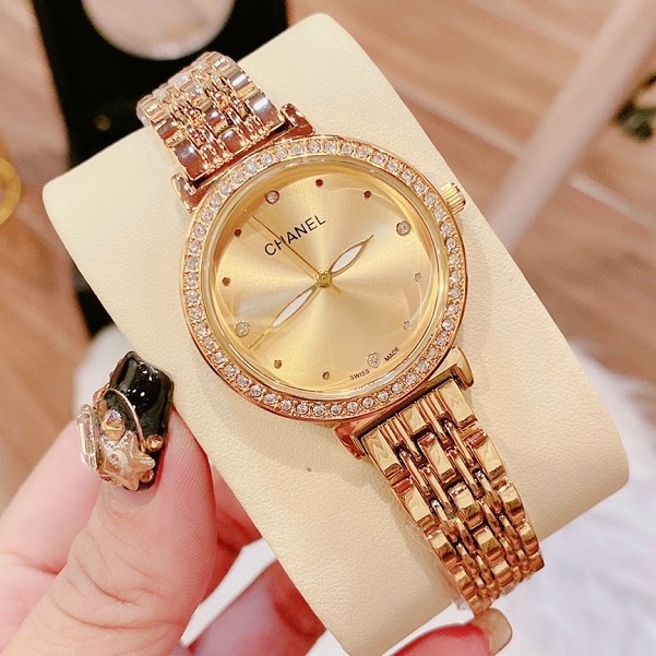 Đồng Hồ Nữ Chanel Đeo Tay Thời Trang Dây Kim Loại Thép Không Gỉ Chống Nước Cao Cấp | BigBuy360 - bigbuy360.vn