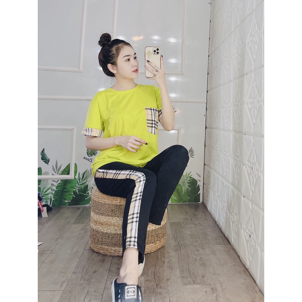 Đồ bộ nữ bộ mặc nhà bigsize set bộ dài JULYNA QD01 DÀI PHỐI TÚI BUBERY
