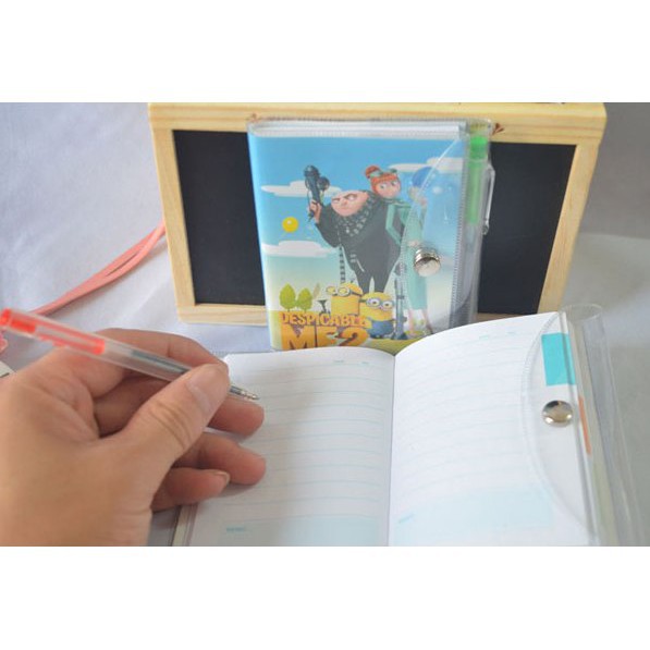 Sổ Mini Kèm Bút Đính Sẵn