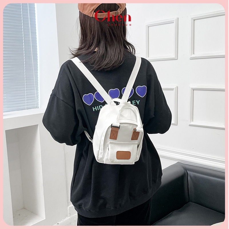 Balo nữ mini ChenHua balo vải thời trang ulzzang đi chơi du lịch đẹp BL83
