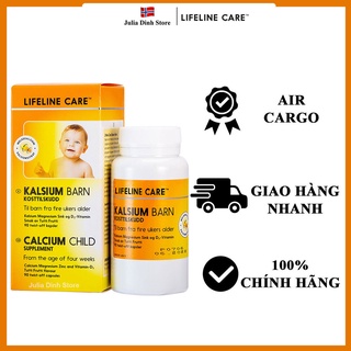 Canxi sữa LIFELINE CARE Na Uy (hộp 60 viên)