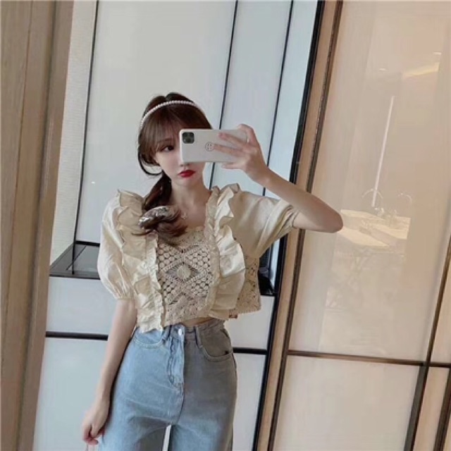 Áo cánh tiên tay phồng hàng đẹp Thái