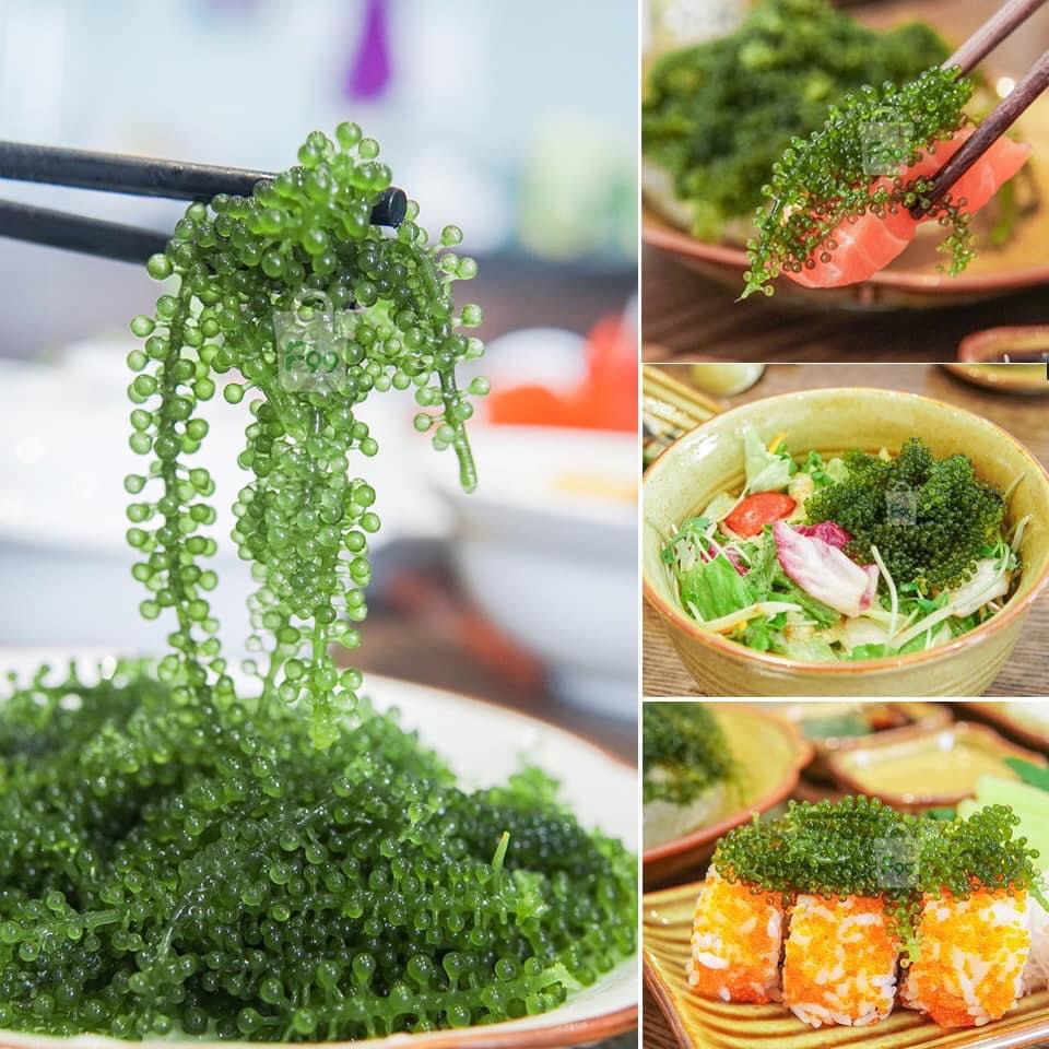 Rong nho tách nước Cao Cấp Green Food Organic Gói 20gr - Bao ngon , không tanh -không nhớt