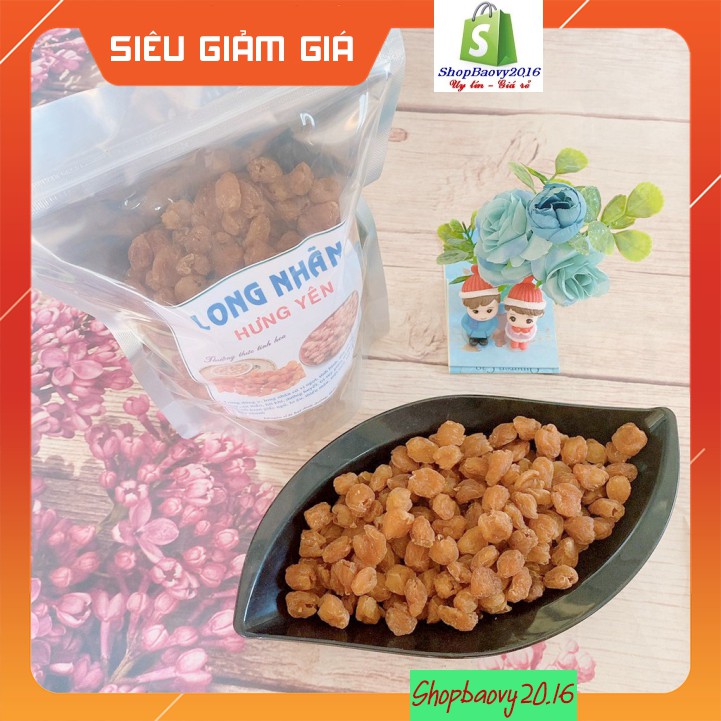 500g Long Nhãn sấy khô ♥Free ship♥ Nhãn Hưng Yên Loại Dẻo ngon ngọt