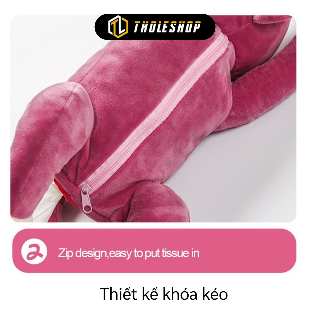 Hộp Đựng Khăn Giấy Treo Xe - Khỉ Nhồi Bông Chứa Khăn Giấy Treo Xe Hơi Dễ Thương 8364
