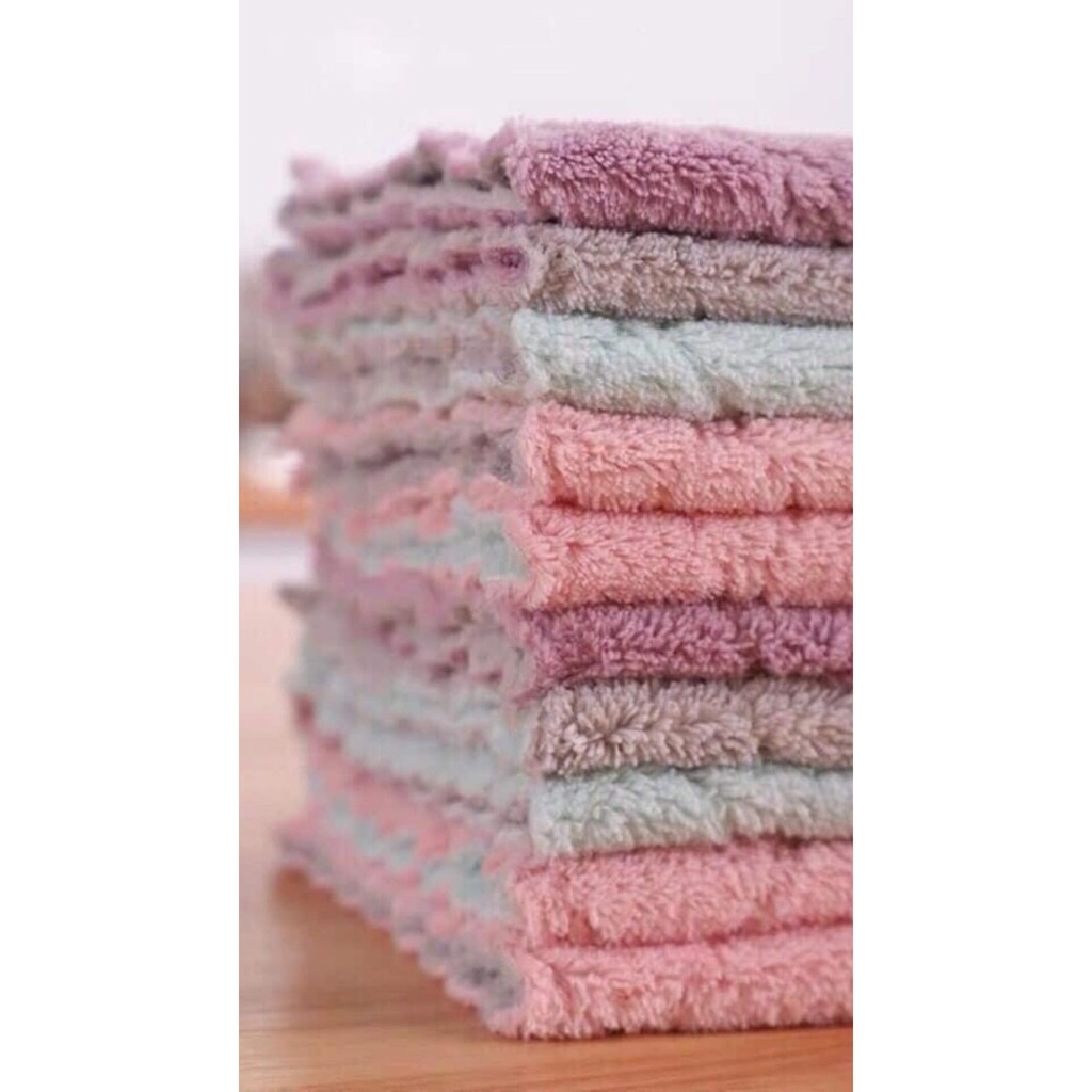 KHĂN LAU ĐA NĂNG 2 MẶT SIÊU MỀM, SIÊU THẤM