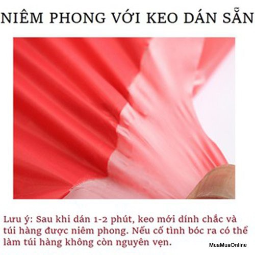 Bộ 100 Túi Nylon Đen Đóng Hàng Niêm Phong Có Keo Dán Miệng Tiện Dụng 32x45cm