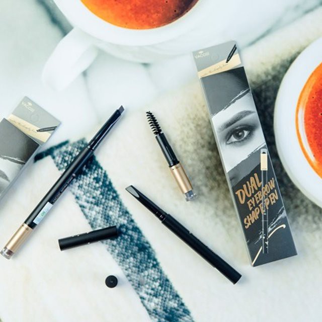 Chì kẻ mày định hình đa năng Vacosi Dual Eyebrow Shape Pen