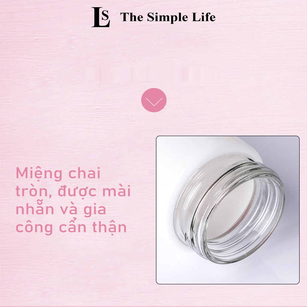 Bình nước thủy tinh bọc nhựa, bình nước giữ nhiệt lõi thủy tinh vỏ nhựa cao cấp chống nóng, chống trơn trượt[CHÍNH HÃNG]