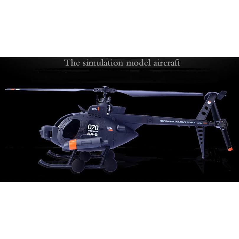 Máy bay trực thăng FX070C flybarless Kích thước lớn - hàng chính hãng
