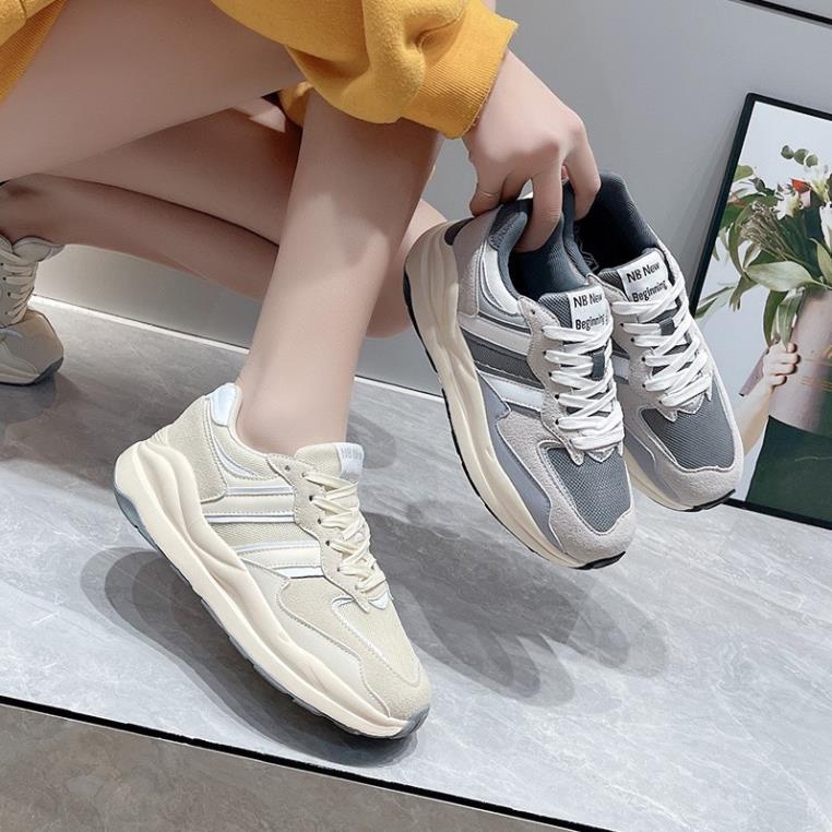 Giày thể thao nữ ulzzang độn đế hot trend 2022