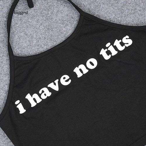 Áo Lửng Nữ Không Tay Có In Chữ Thời Trang Quyến Rũ | BigBuy360 - bigbuy360.vn