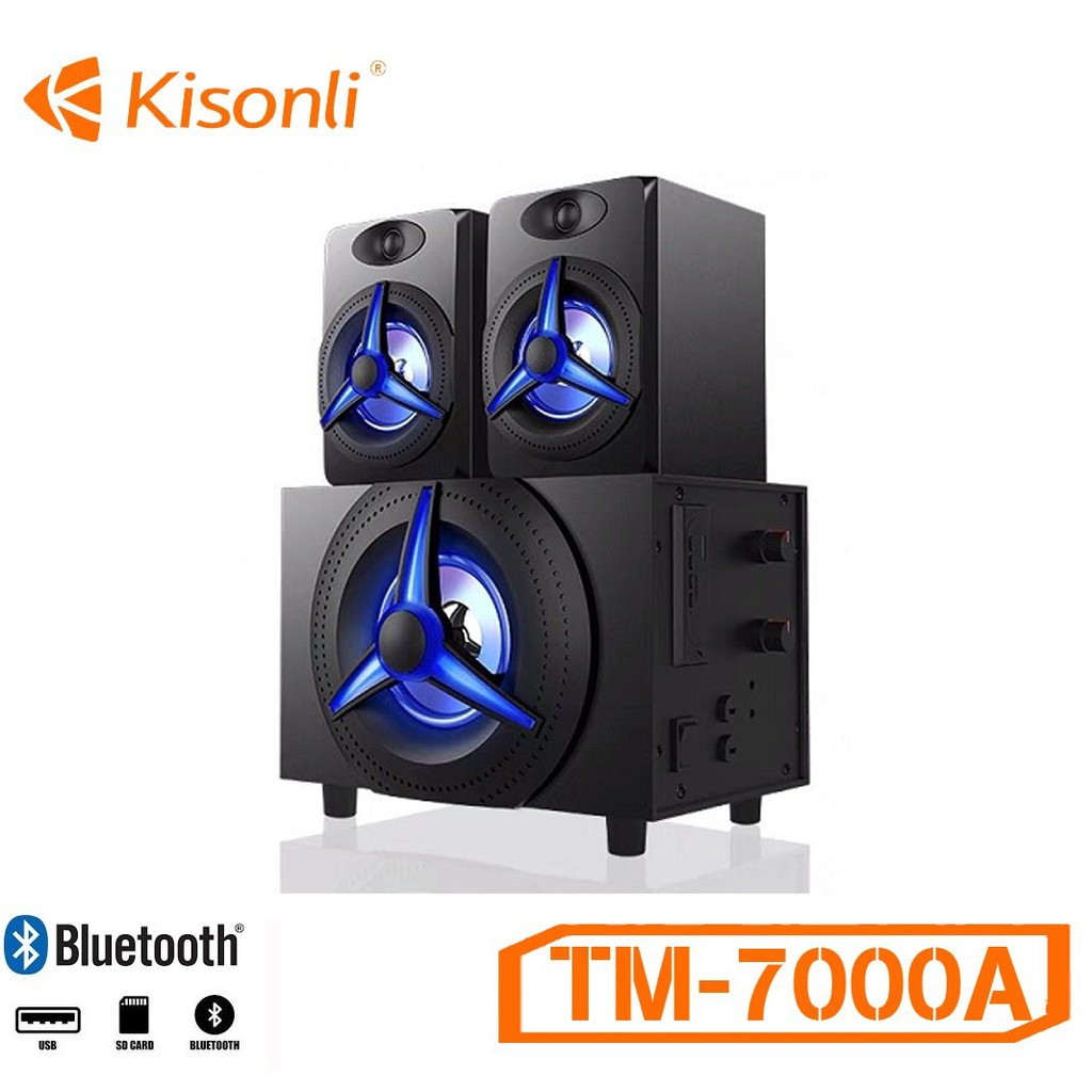 Loa 2.1 Kisonli TM-7000A Bluetooth/ AC 220V