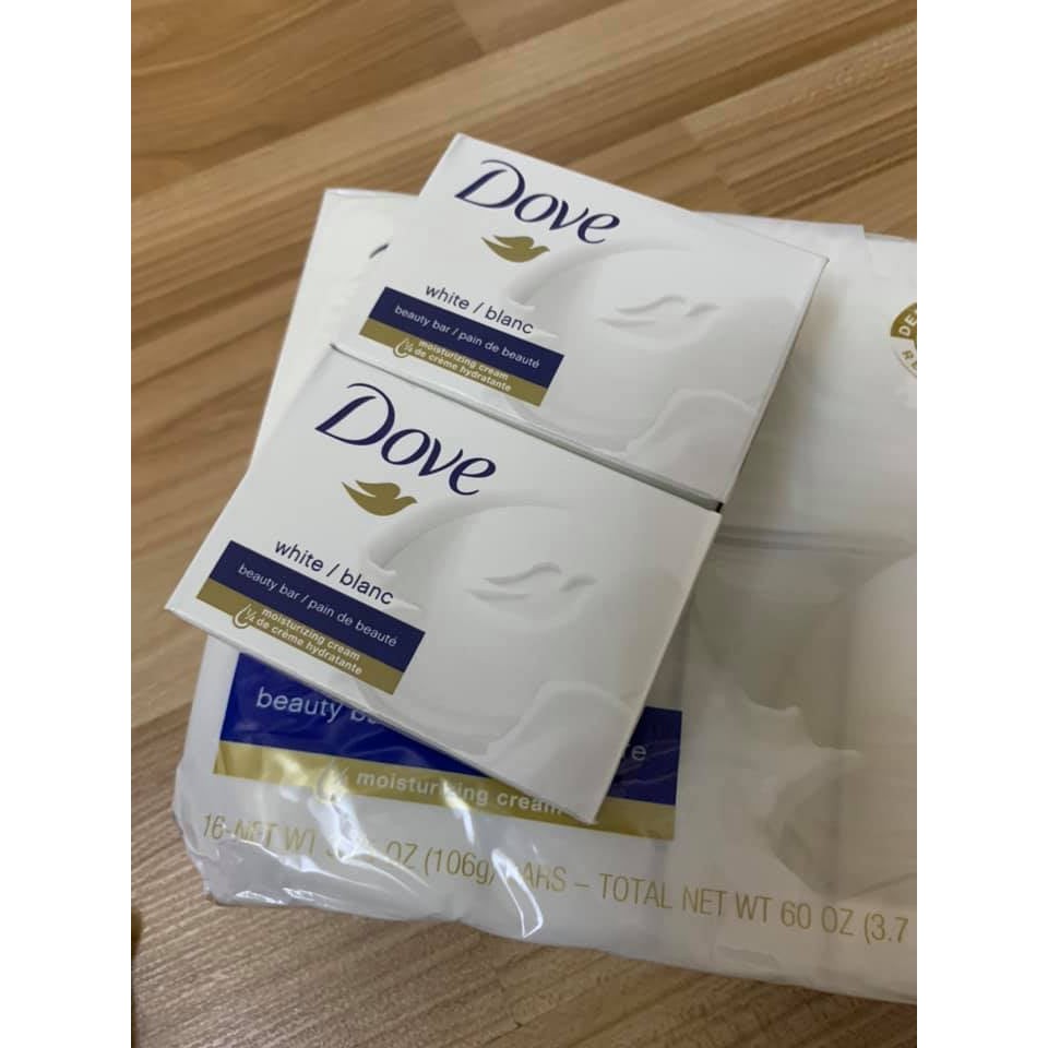 Xà bông cục Dove White Beauty Cream Bar