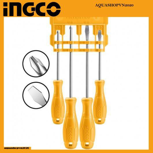 Bộ 4 tua vít ingco HKSD0458