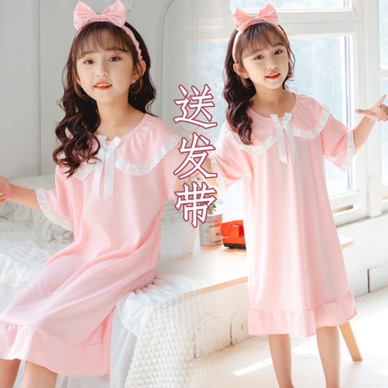 Đầm cotton tay dài họa tiết hoạt hình cho bé