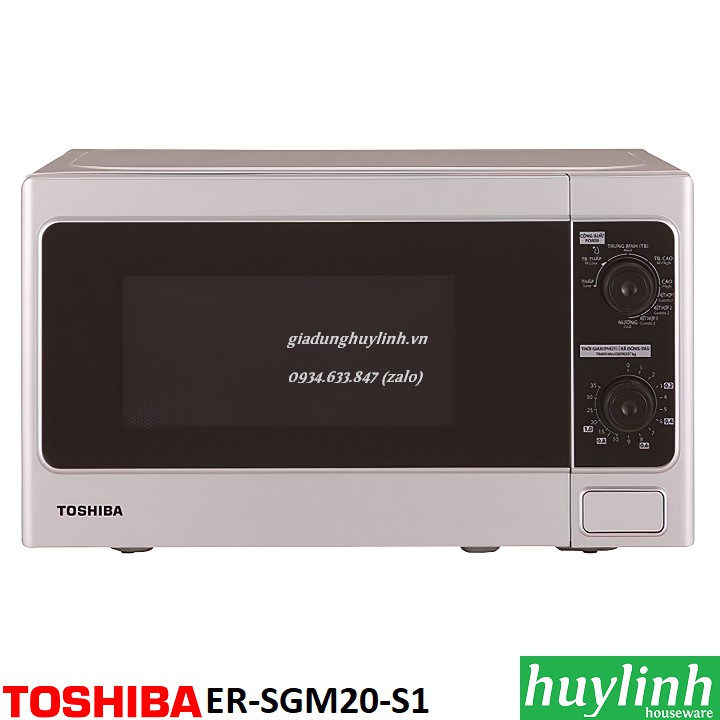 Lò vi sóng có nướng Toshiba ER-SGM20-S1-VN - 20 lít - Thái Lan