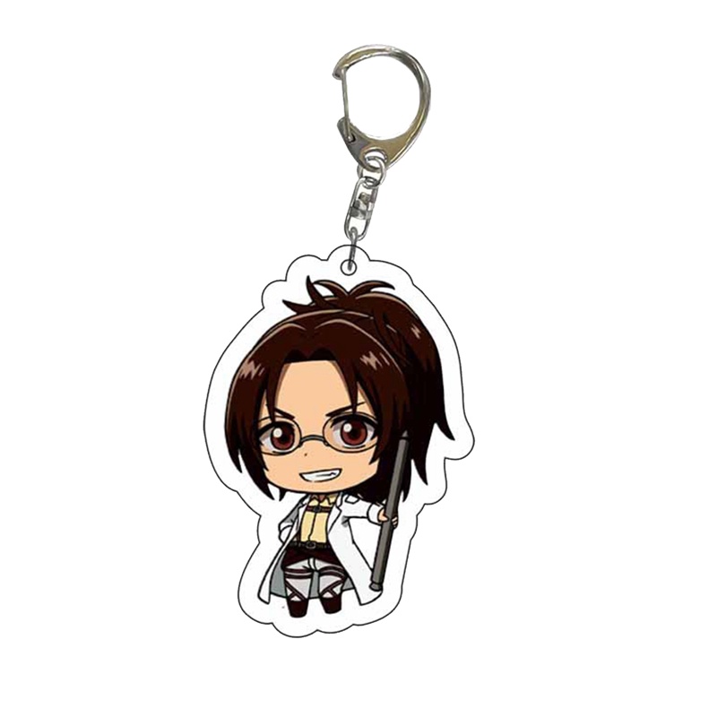 Tmdbyx Móc Khóa Bằng Acrylic Họa Tiết Hoạt Hình Attack on Titan
