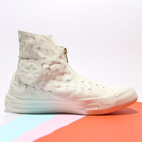 Giày Converse chính hãng cao cổ da trắng CCDT01