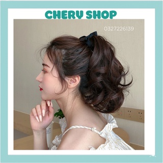 Tóc giả nữ cột 💄FREESHIP💄Tóc giả cột ngắn 25cm c25