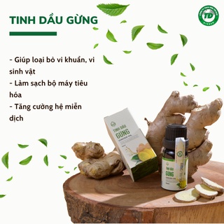 Tinh Dầu Gừng Nguyên Chất Trí Đức – 100% Từ Thiên Nhiên  - Trí Đức Ginger