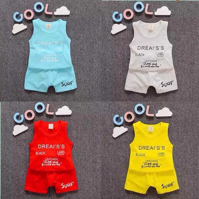 Combo set áo ba lỗ nam, nữ