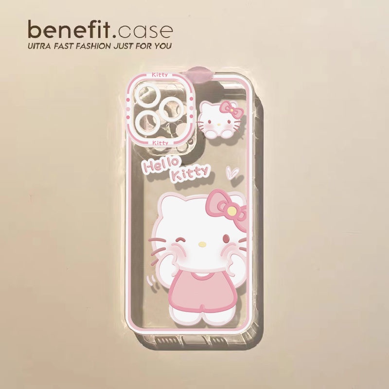 Ốp Điện Thoại Silicone Mềm Nhám In Hello Kitty Cho iPhone 13 Pro Max mini 12 Pro Max mini SE 2020 11 Pro Max X XS Max XR 8 7 6 6s Plus