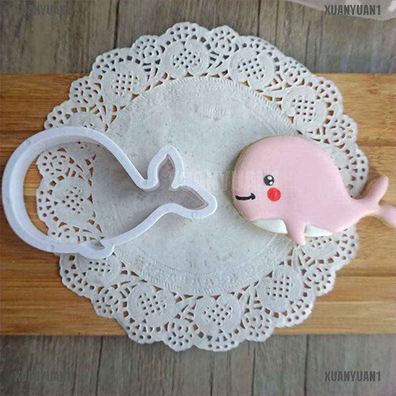 Set 1 / 8 Khuôn Cắt Bánh Quy Mini Hình Sinh Vật Biển DIY
