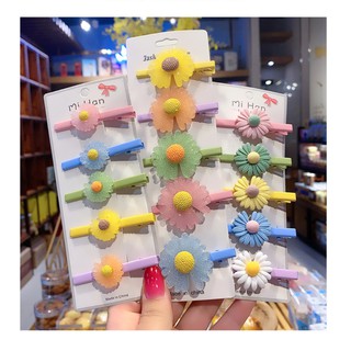 Set 5 Cây Kẹp Tóc Hoa Cúc Nhiều Màu HOT HIT