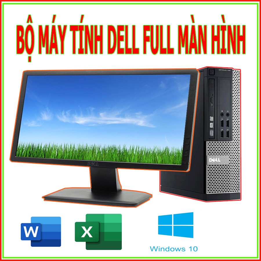 Máy tính đồng bộ dell FULL MÀN HÌNH I3 I5 I7