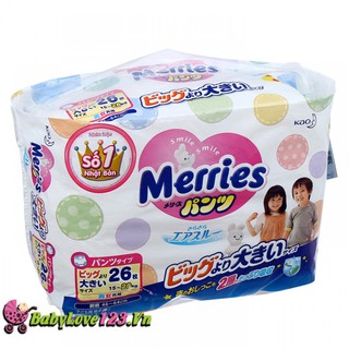 Combo 3 Gói Tã Dán Merries L54 (9-14KG)