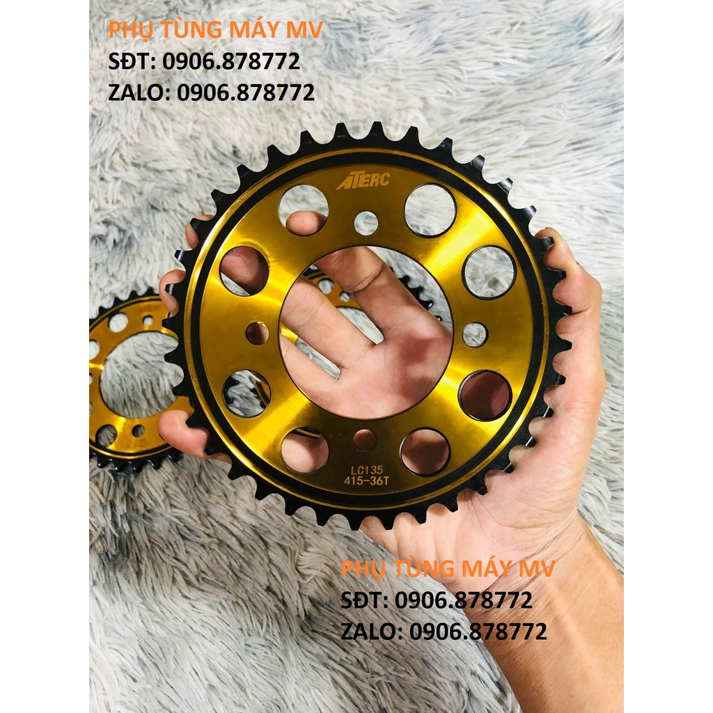 Dĩa ATE thép hợp kim size 26/27/28/29/30/31/32/33/34/35/36 dành cho Ex135. Wave Dream. Sử dụng sên 7li. Yêu Thích ❤️❤️❤️