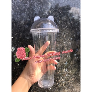 COMBO 50 LY CAO PET 700ML  KÈM 50 NẮP GẤU