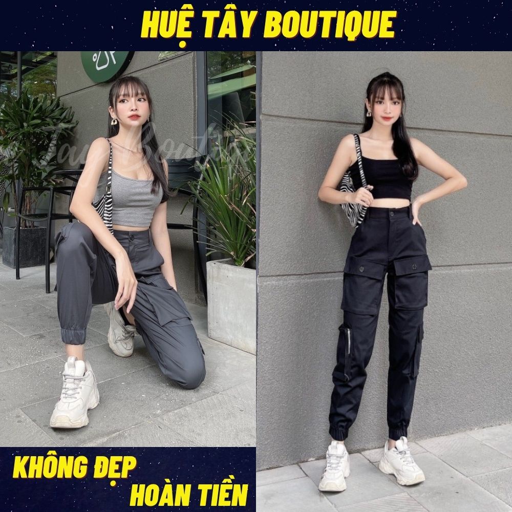 [Queen cao cấp] Set thể thao nữ, set túi hộp kaki nữ cao cấp newtrend SKUS-09