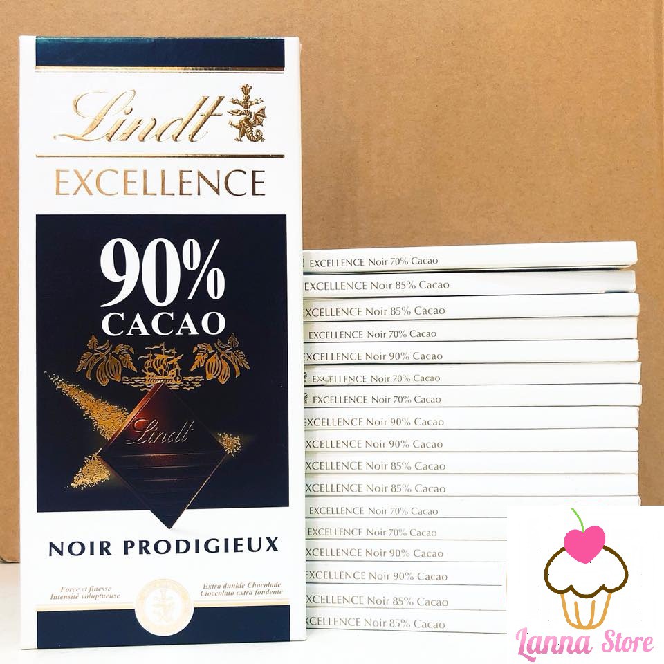 Sô cô la đen LINDT thanh 100g - Đức