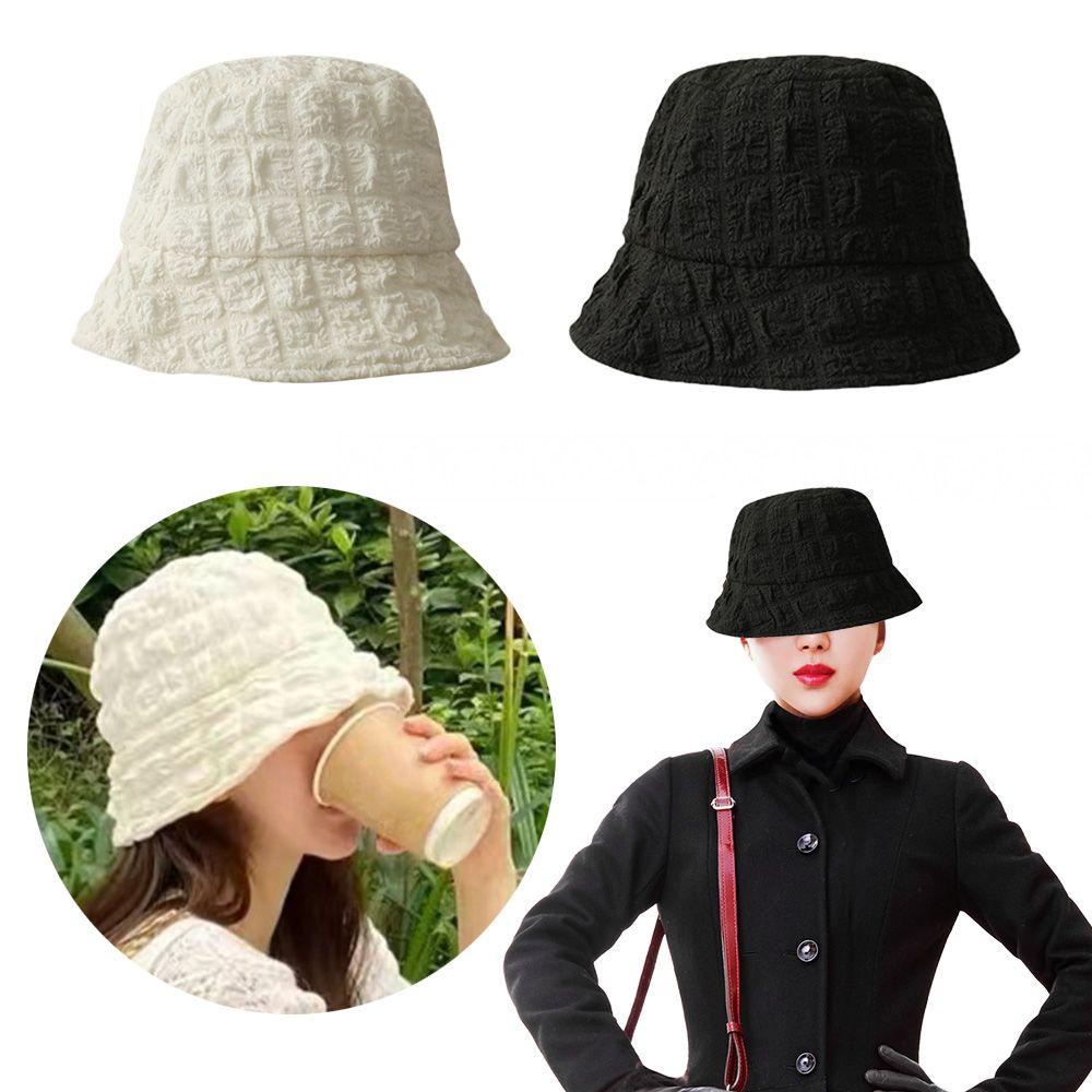 Nón Bucket Chất Liệu Cotton Chống Nắng Thời Trang Đi Biển Cho Nam Và Nữ