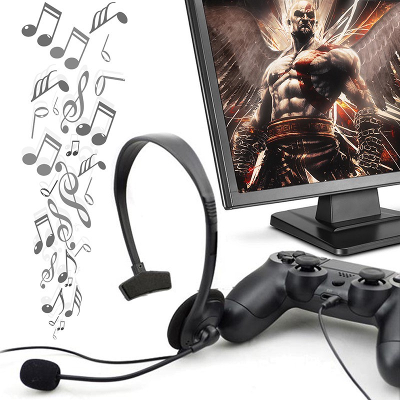 Tai nghe một bên có mic hỗ trợ khử tiếng ồn cho PS4