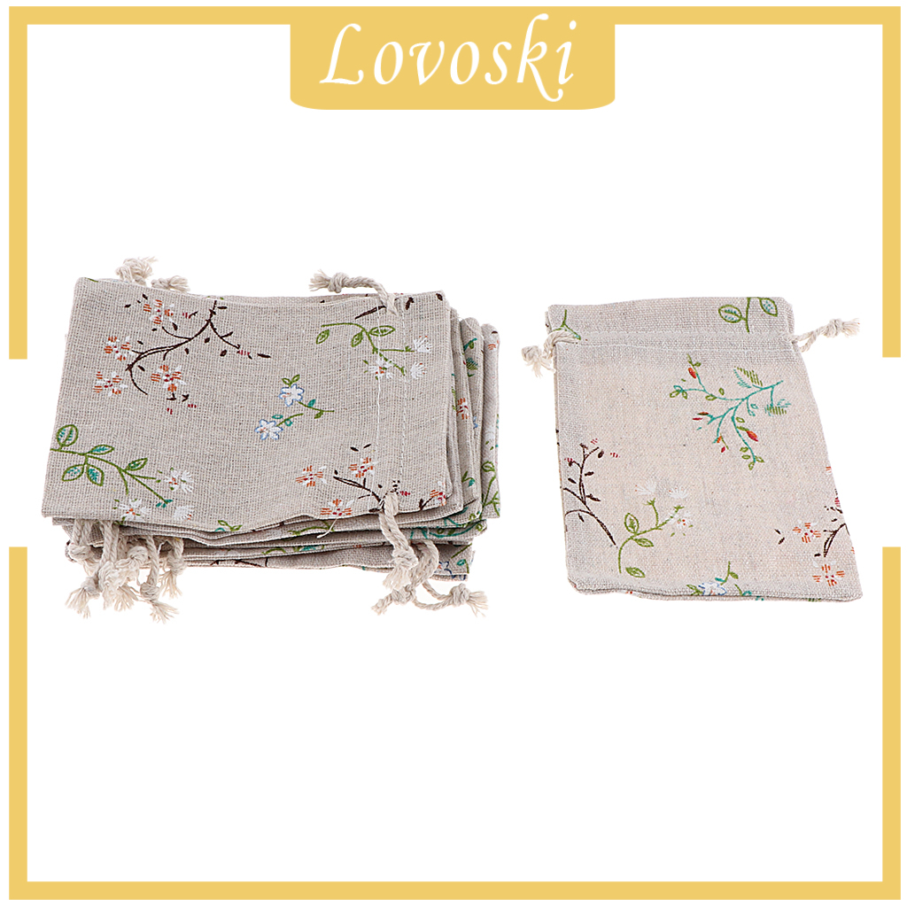 [Lovoski] Túi Vải Bố Dây Rút Đựng Quà Trang Sức