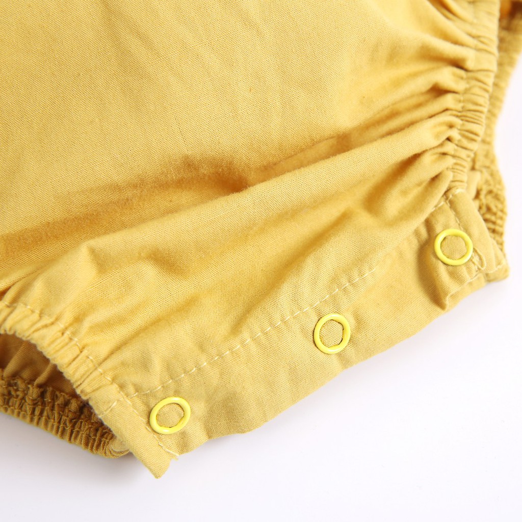 Áo liền quần Sanlutoz cotton sát nách kiểu công chúa mùa hè dễ thương cho bé