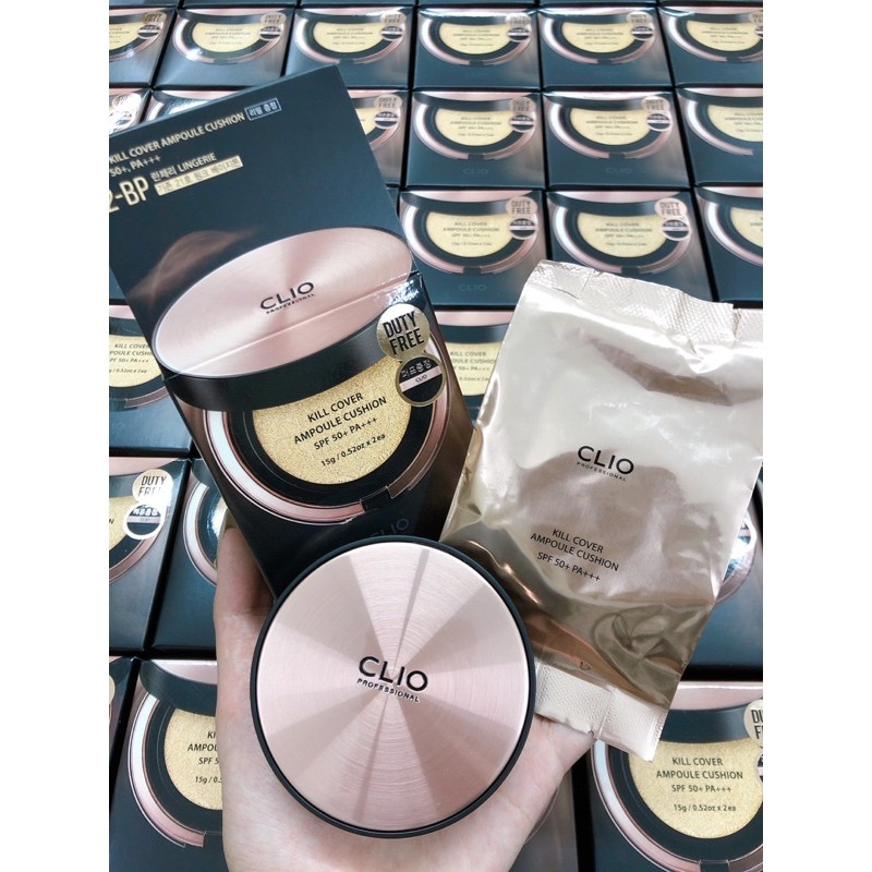 Phấn nước Clio Kill Cover Ampoule Cushion SPF 50