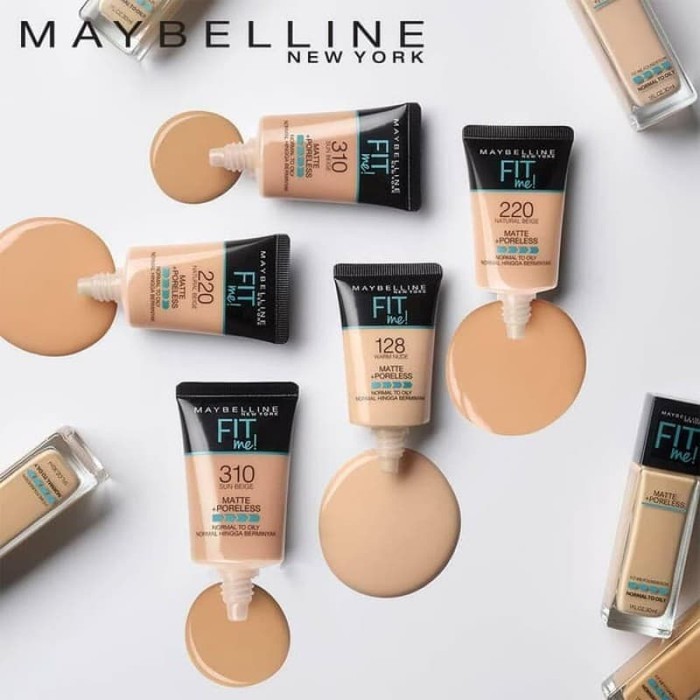 (hàng Mới Về) Tuýp Kem Nền Maybelline Fit Me